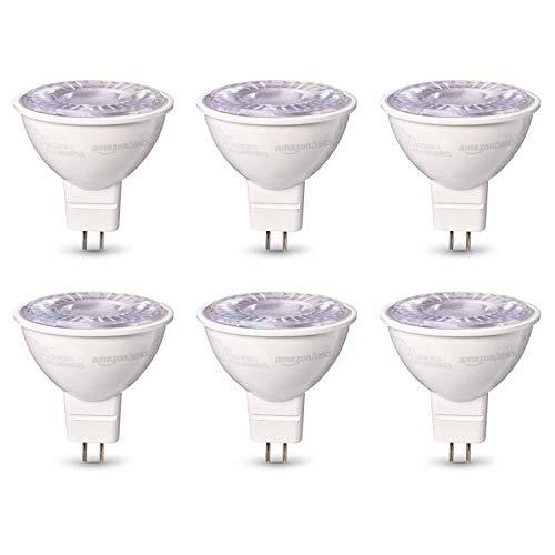 AmazonBasics - Bombilla LED regulable, 10.000 horas de vida útil