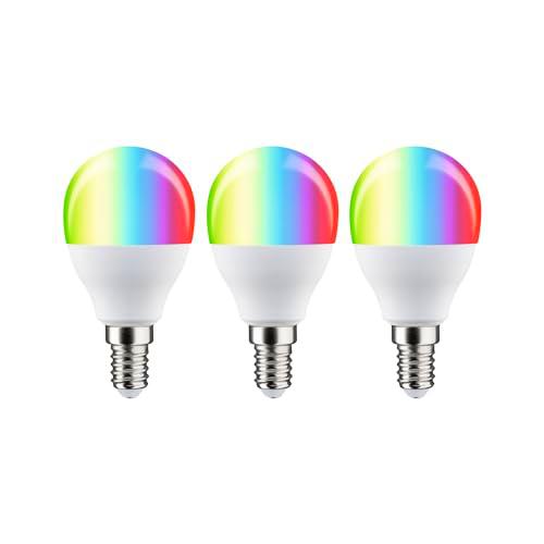 Paulmann 29154 Estándar 230 V Smart Home Zigbee LED gota E14 3 x 470 lm 3 x 5 W RGBW+ regulable mate Set