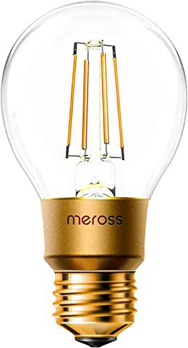 meross Bombilla Inteligente, Bombilla WiFi Vintage Edison
