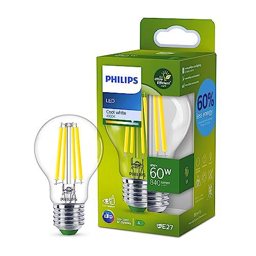Philips Bombilla LED Clásica Eficiente, Casquillo E27 4W