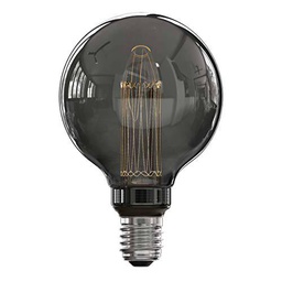 CALEX Glassfiber - Bombilla LED E27, filamento vintage decorativo G95