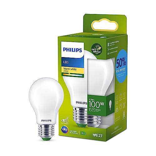 Philips Bombilla LED Mate Eficiente, Casquillo E27 7.3W