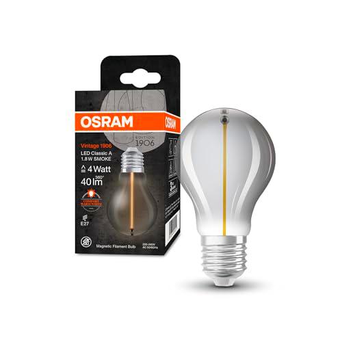 OSRAM Lámpara LED Vintage 1906 Classic A FIL, E27, forma de bombilla