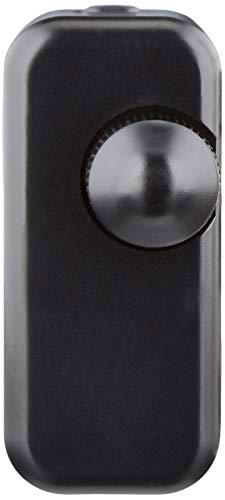 Regulador de luz de sobremesa. 220v. De 5-100w. Para bombillas de filamento y bombillas led regulables.Color negro