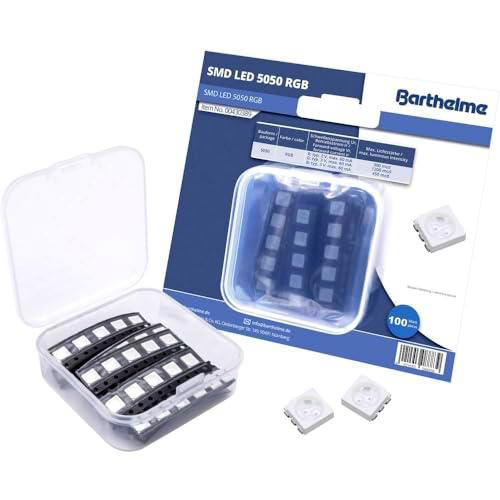 Barthelme Juego de LED SMD multicolor 5050 RGB 300 mcd