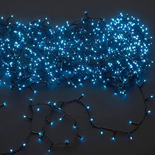 MAURER Navid.1000LEDS AZU.INT/EXT CJ Guirnalda 1000 Leds Color Blanco Calido