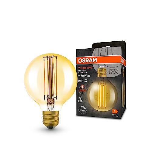 OSRAM Vintage 1906 lámpara LED con tinte dorado, 8.8w