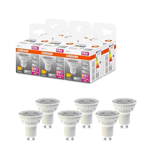 OSRAM LED SPOT PAR16 55 con tres colores de luz, GU10