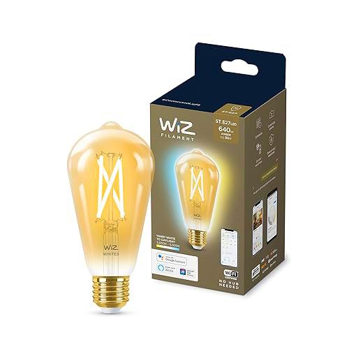 WiZ - Bombilla inteligente Filamento LED Wi-Fi, 6,7w (Eq