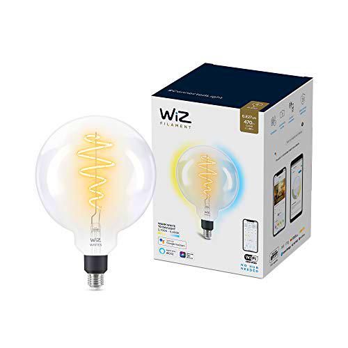 WiZ - Bombilla LED Inteligente Wi-Fi 6,5W (Eq. 40W) G200 casquillo E27
