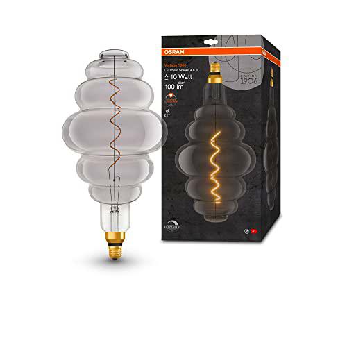 OSRAM Lámpara LED Vintage 1906 ahumada, 4,8 W, 100 lm