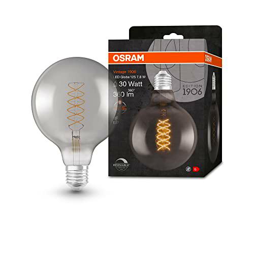 OSRAM Lámpara LED Vintage 1906 ahumada, 7,8 W, 360 lm