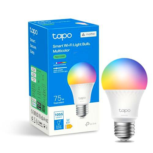 Tapo Matter Bombilla LED inteligente Wi-Fi, multicolor