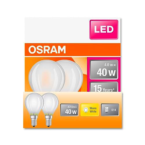 OSRAM Lámina LED P40 de LED Star P40 de para el zócalo E14