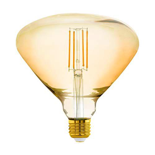 EGLO LED E27 regulable, LED ámbar vintage mediano, foco para iluminación 