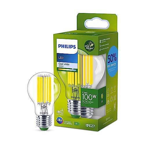 Philips Bombilla LED Clásica Philips Eficiente, Casquillo E27 7.3W