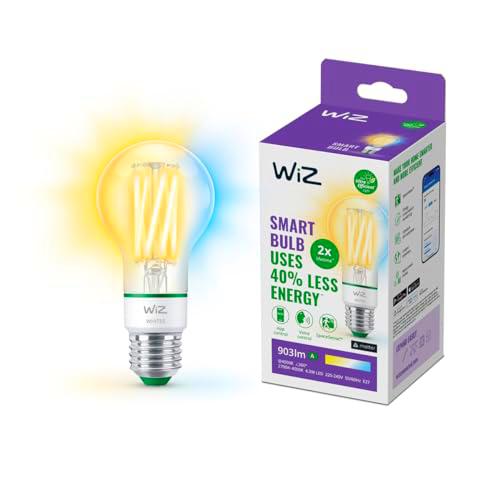 Wiz - Bombilla LED inteligente, E27, clase A (ahorro de energía)