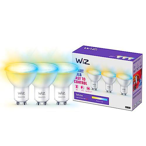 WiZ - Bombilla LED inteligente E27 G95, con filamento transparente 6.3W