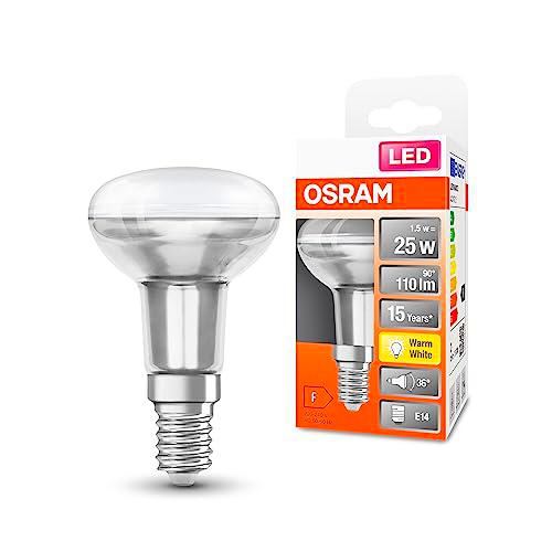 OSRAM LED Star R50 Lámpara LED para enchufe E14, lámpara de reflector