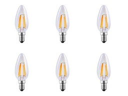 Electraline 92279 - Bombilla LED con filamento de bajo Consumo (6 Unidades