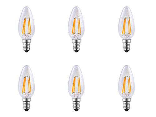 Electraline 92279 - Bombilla LED con filamento de bajo Consumo (6 Unidades