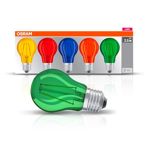 Osram LED Star Classic A Décor Color Box, en forma de bombilla con casquillo E27