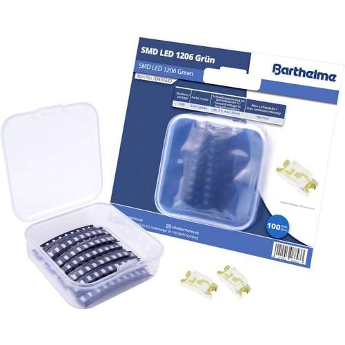BARTHELME Juego de luces LED SMD 1206, color verde