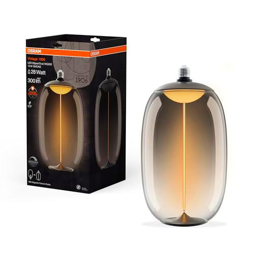 OSRAM Vintage 1906 Big Elipse Oval es una regulable fabricada en plástico con un filamento en forma de elipse