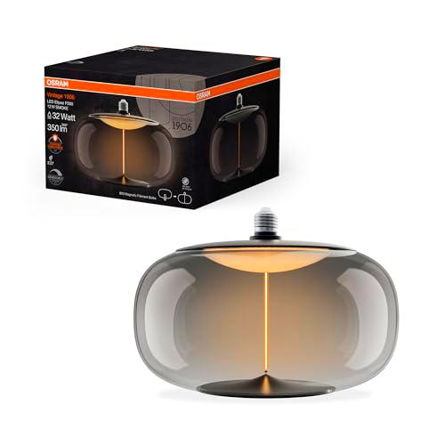 OSRAM Vintage 1906 Big Elipse es una regulable fabricada en plástico con un filamento en forma de elipse