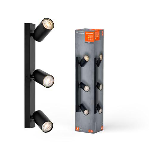 LEDVANCE LED SPOT OCTAGON 3 x 3,4W, GU10, 690lm, negro, temp