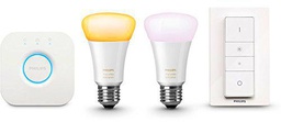 Philips Hue White Ambiance - Kit de 2 bombillas LED E27