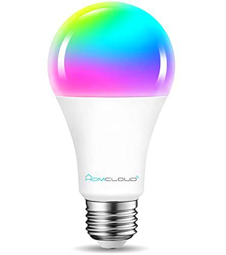 Homcloud - Bombilla A70 Smart Wi-Fi Multicolor LED RGB + CCT Blanco E27 regulable
