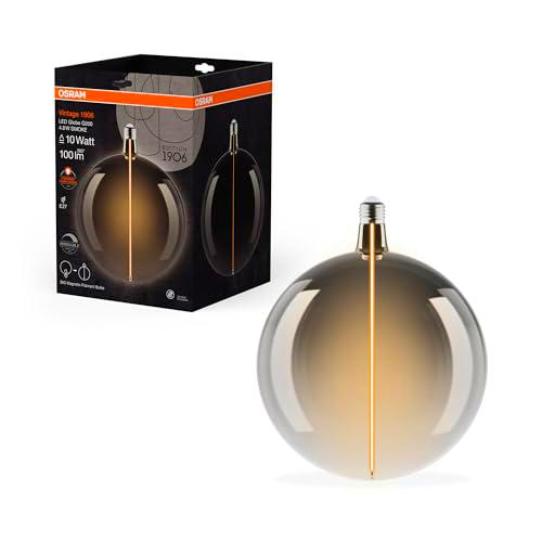 OSRAM Vintage 1906 Big Globe es una lámpara decorativa con tecnología de imán de filamento LED