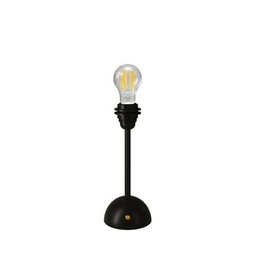 creative cables - Lámpara portátil recargable Cabless12 con bombilla en forma de lágrima y soporte para pantalla