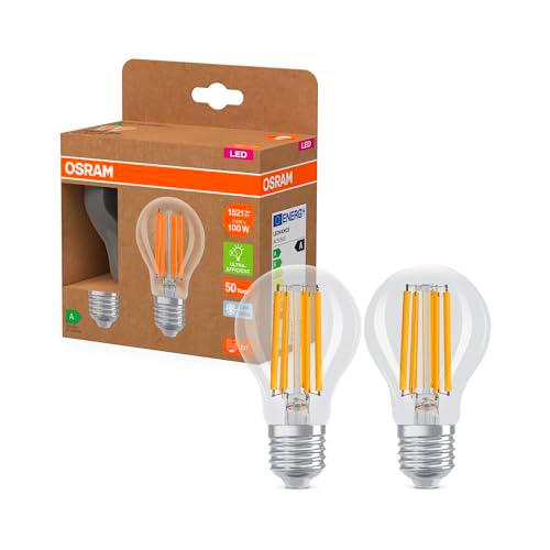 OSRAM Energy Class con forma de bombilla clásica, 7,2 W / 1521 lm