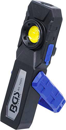 BGS 70051 | Lámpara de taller LED COB con imán y gancho | plegable