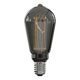 CALEX Glassfiber Bombilla LED E27, filamento vintage decorativo ST64