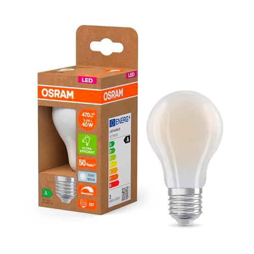 OSRAM Energy Class con forma de bombilla clásica, 2,2 W / 470 lm