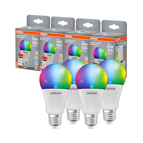 OSRAM SMART+ RGBW, lámpara LED E27 con Matter over Wifi
