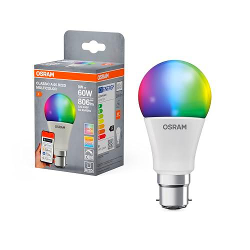 OSRAM SMART+ RGBW, lámpara LED B22d con Matter over Wifi