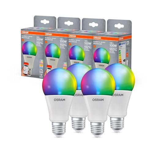 OSRAM SMART+ RGBW, lámpara LED E27 con Matter over Wifi