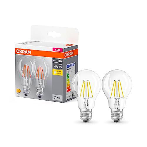 OSRAM Lámpara base CLASSIC A FIL 40 LED con casquillo E27