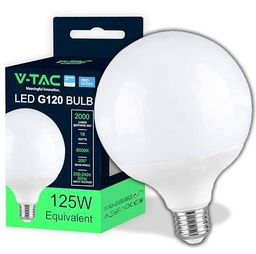 V-TAC Bombilla LED Globo E27-18W (Equivalente a 125W) G120