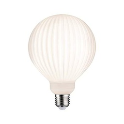 Paulmann 29078 LED de filamentos White Lampion Edition globo G125 230V E27 4,3W 400lm regulable 125mm blanco cristal 3000K
