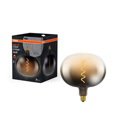 OSRAM Vintage 1906 Big Globe es una de color blanco cálido con filamento en forma de bola clásica