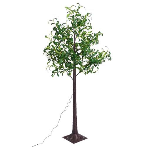 Glowster Plantas solares simuladas de 2M y 1.2M, con 150 LED