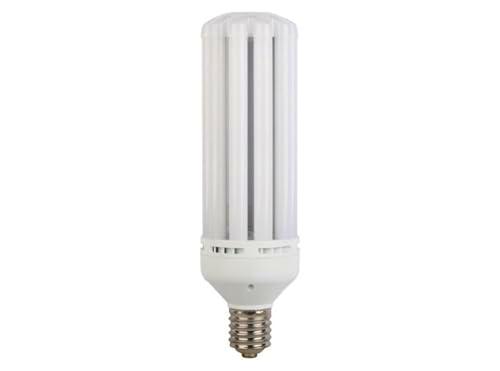 Lámpara LED E40 75W 6500K 360º Mate, PF>0,9, 230V - Ideal para iluminación general y espacios amplios.