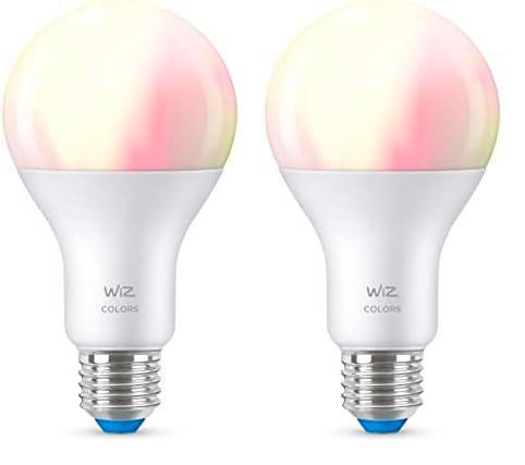 WiZ - Bombilla LED Inteligente Wi-Fi, RGB multicolor,13W(Eq