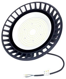 Luz LED alta bay 150W, 2 años de garantía, ideal para iluminación industrial y comercial