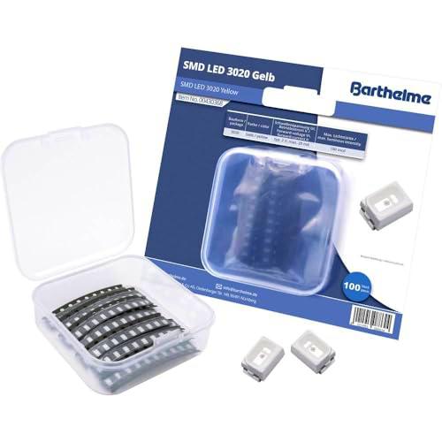 Barthelme Juego de luces LED SMD 3020, amarillo, 150 mcd